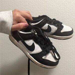 Nike Kids Black and White Sneakers